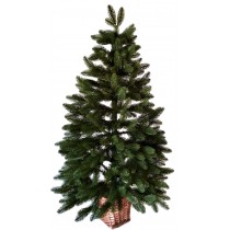 Ялина лита зелена 1,1 м у горщику з лози